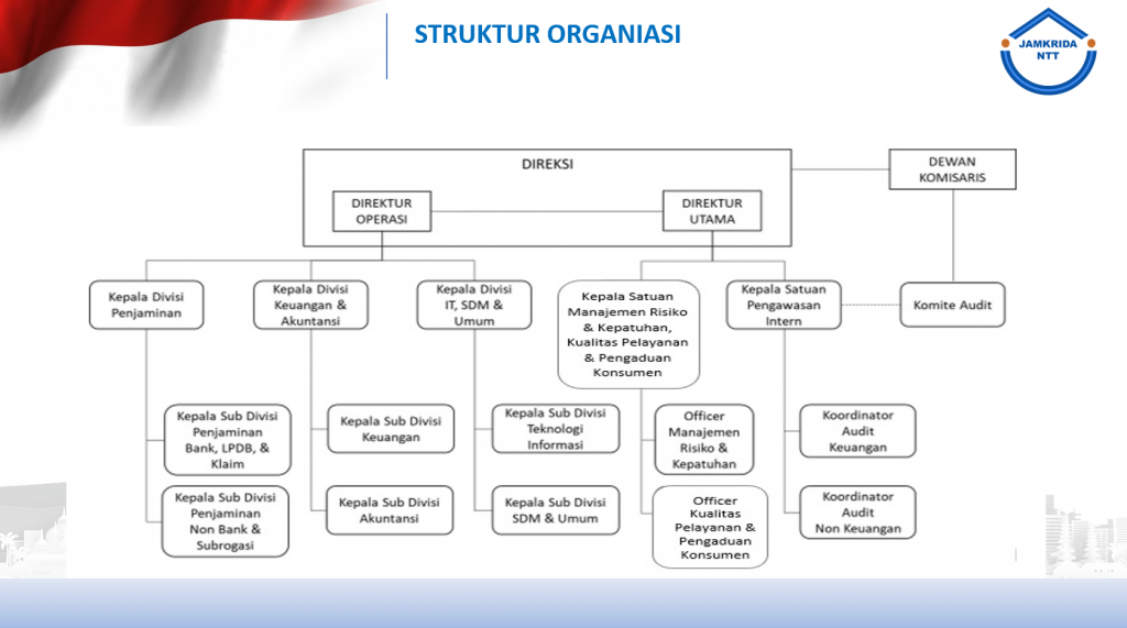 Struktur Organisasi Pt Jamkrida Ntt