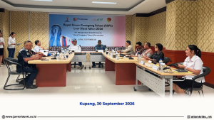 PT. JAMKRIDA NTT menggelar Rapat Umum Pemegang Saham (RUPS) Luar Biasa Tahun 2026, dengan Agenda penambahan Penyertaan Modal pada PT. Jamkrida Sebesar Rp21 Miliar dan penetapan Bapak Frans Sales Sodo menjadi Plt Komisaris Utama